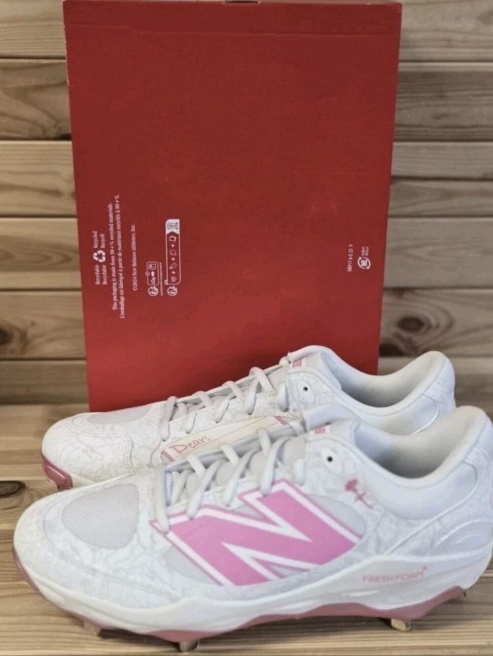 Size 14 - New Balance 3000v7 Mother's Day Metal Baseball Cleats Men's